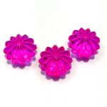 Plastična perla prozirno pink  3