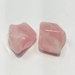 Plastična perla ROZA ZAGASITA  12